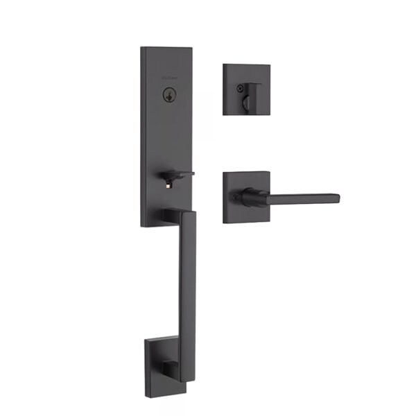 Kwikset: Vancouver Handleset Matte Black Finish